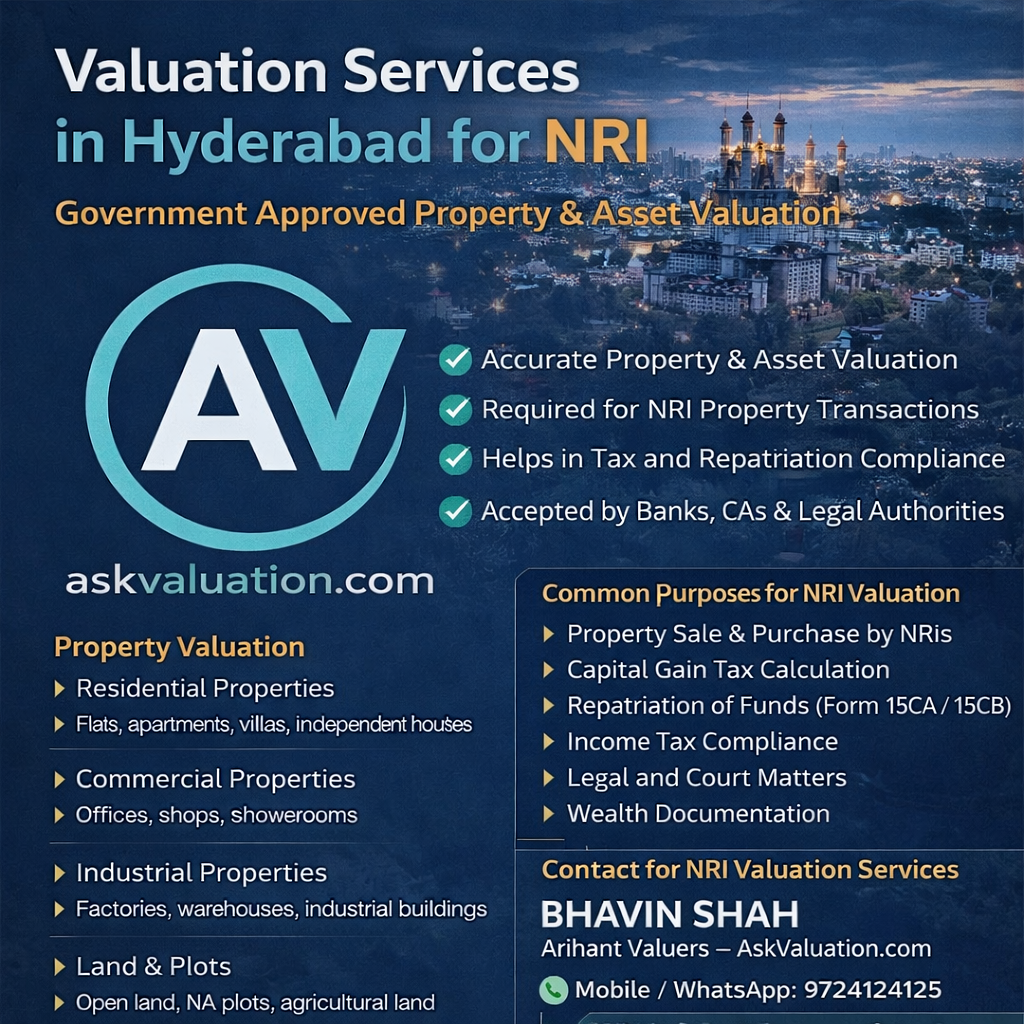 Valuation Services in Hyderabad for NRI